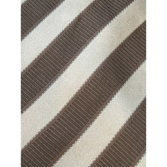 Principessa Brown Hand Made 100% Silk Men’s Neck Tie Made In China - Picture 9 of 9